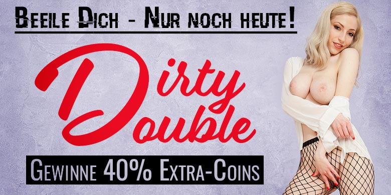 Dirty Double - Gewinne 40% Bonus-Coins