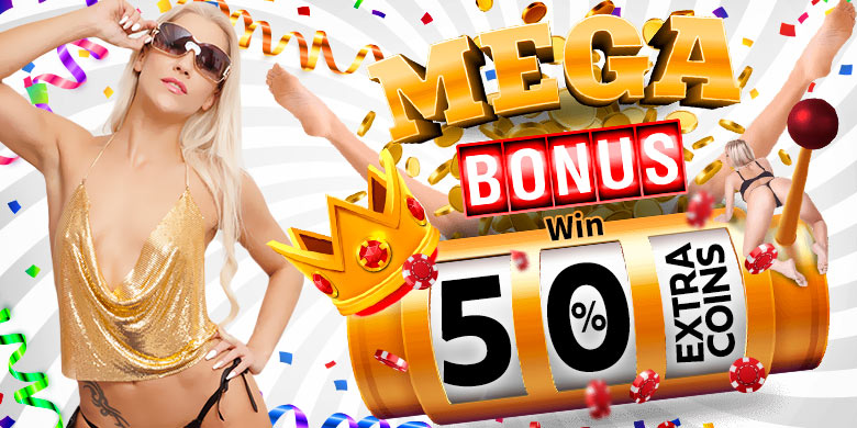 Slotmachine - win 50% bonus coins
