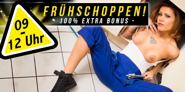 100% Frühschoppen-Bonus von 09-12 Uhr