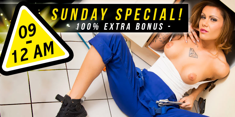 100% Sunday Morning Special Bonus