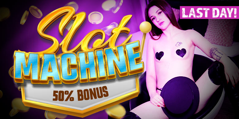 Last Day! Slotmachine - Win 50% extra coins