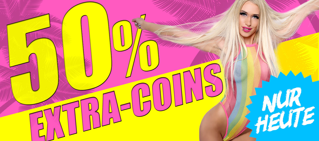 Nur heute! 50% Extra-Bonus
